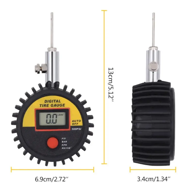 Digital Display Manual Mini Handheld Football Accurate Ball Barometer Measure Basketball Pressure Gauge Pointer Tool Volleyball