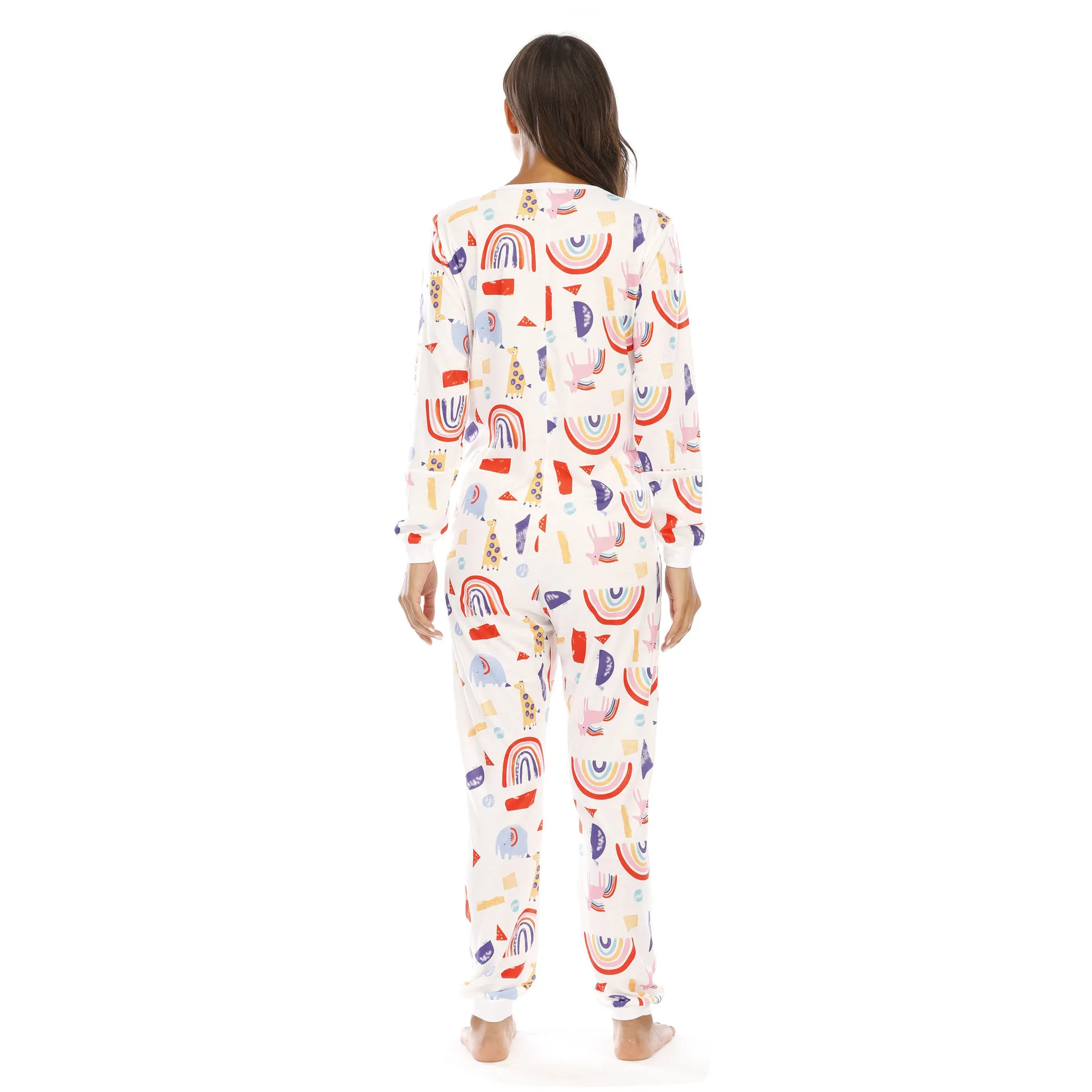 Kigurumis Cute Kawaii Onesie Pajama Home Jumpsuit Women Adult Overalls Soft Sleepwear S L XL XXL