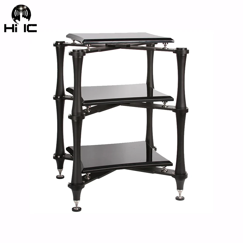 

HIFI Racks Amplifier Cabinet Decoder Frame Audio Rack Shock Absorber Isolator Feet Shelf Foot Spikes Support X Desktop System