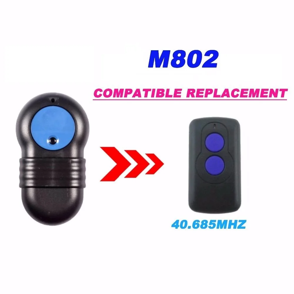 

For Merlin M802 230T/430R Prolift Compatible Garage Door Remote Control with Blue Button Replacement