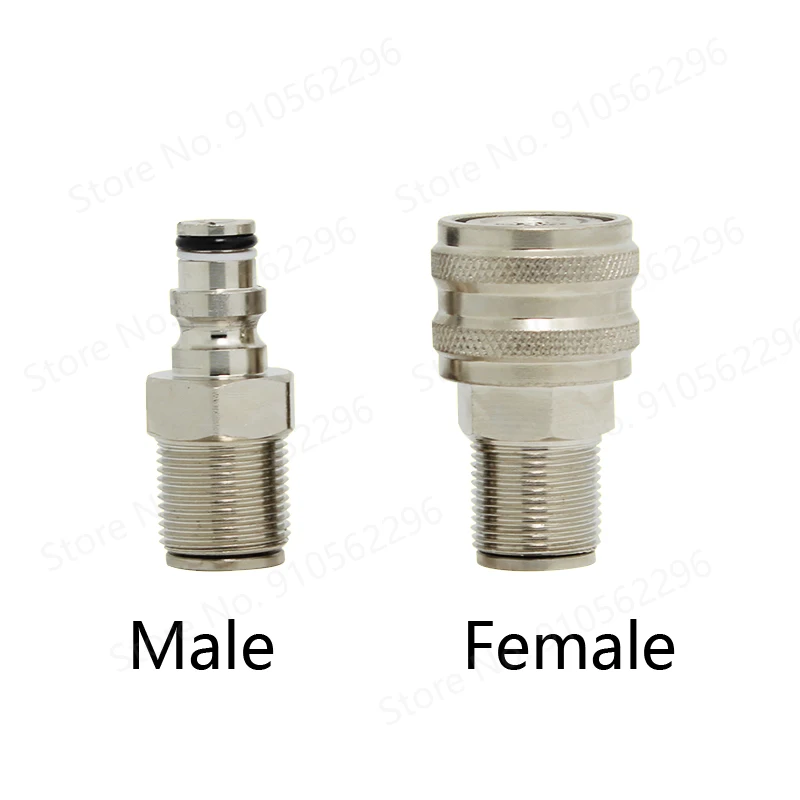 Hydraulic Coupler  Quick Connector M22*1.5  70Mpa Male To Male  High Pressure Jack Dedicated  Carbon Steel GT-TQ Peneumatic