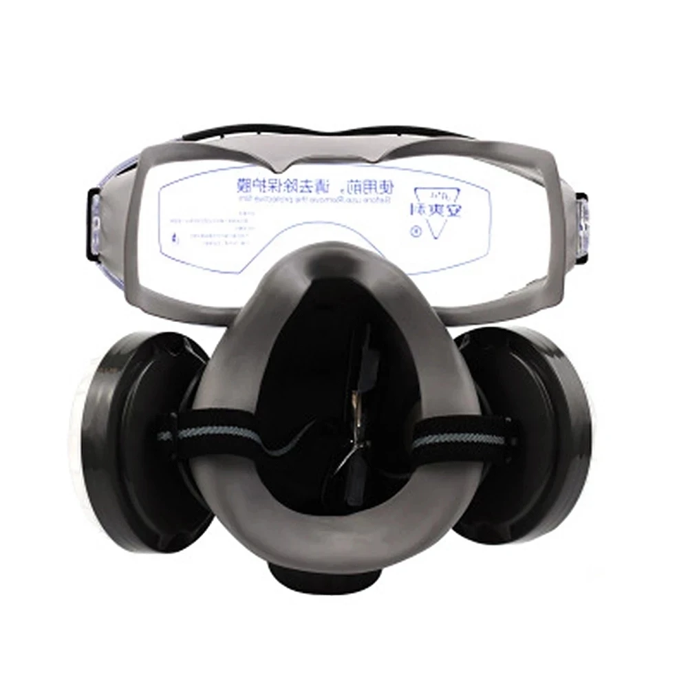 8200 Anti-Virus And Dust-Proof Mask Half-Face Protection Chemical Respirator With Filter Safety Goggles Industrial Spray Paint