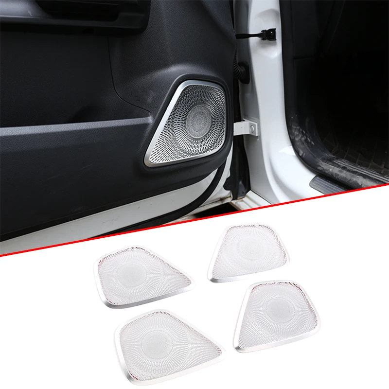 

For Mercedes Benz B GLB Class W247 X247 Alloy Car Door Panel Loudspeaker Pad Speaker Cover Trim Frame Sticker Accessories