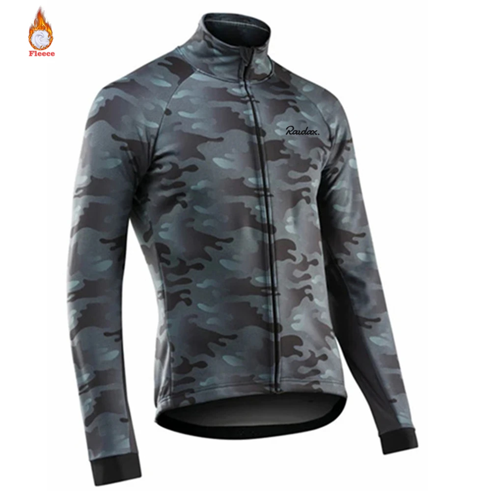 Winter Cycling Jersey 2024 Sports Team Raudax Winter Thermal Fleece Cycling Clothing MTB Cycling Jackets Ropa Ciclismo Verano