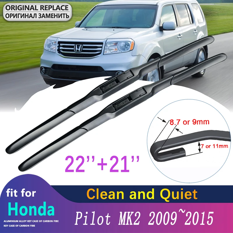 

Car Wiper Blade for Honda Pilot MK2 2009~2015 YF3/4 Front Windscreen Windshield Window Wipers Car Goods 2010 2011 2012 2013 2014