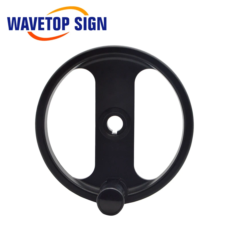 Solid HandwheelอลูมิเนียมหนาเสริมHand Crankเครื่องHandwheel