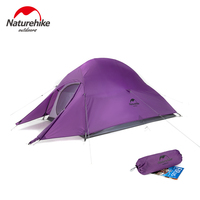 Naturehike Cloud Up 2 Ultralight Tent 2 Person Waterproof Outdoor Hiking Beach Tent 20D 210T Nylon Backpacking Camping Tent