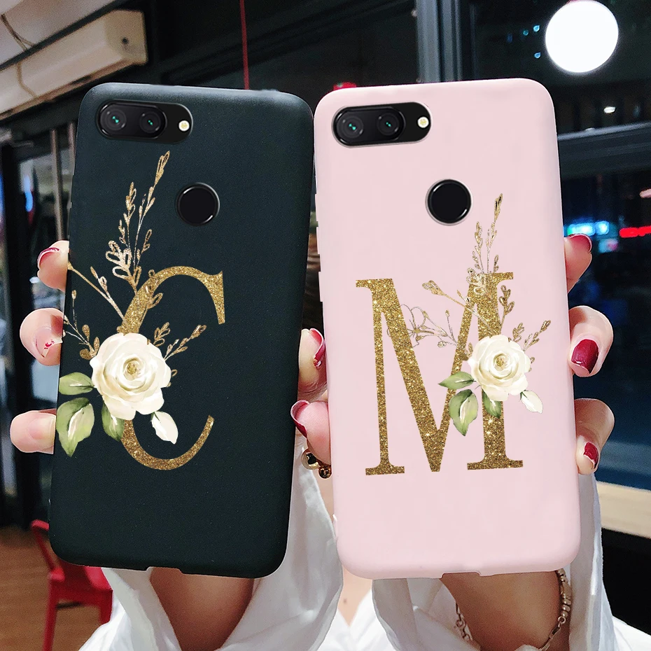 Para Xiomi Xiaomi mi 8 LITE funda de silicona lindas letras funda de teléfono suave para Xiaomi mi 8 contraportada para Xiaomi mi8 lite Fundas