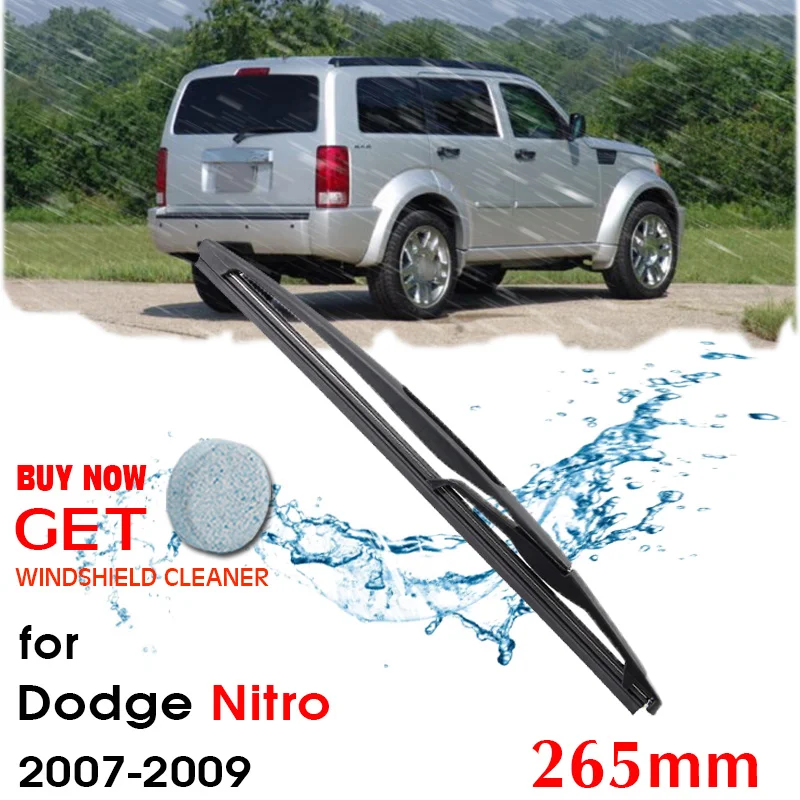 Car Wiper Blade Rear Back Window Windscreen Windshield Wipers Auto Accessories For Dodge Nitro Hatchback 2007-2009 265mm