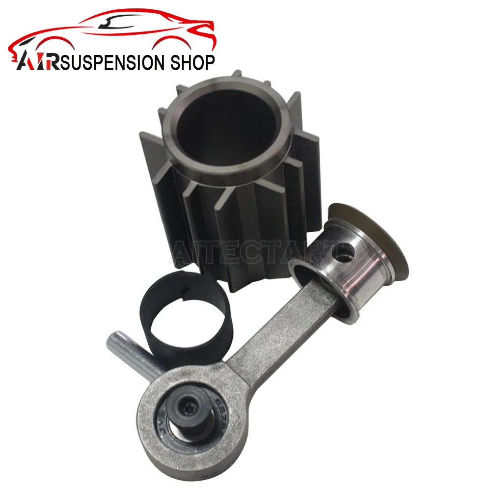 Set Air Suspension Compressor Pump Connecting Piston Rod Ring+Cylinder Liner For Land Rover LR3 LR4  Rang rover Sport LR023964