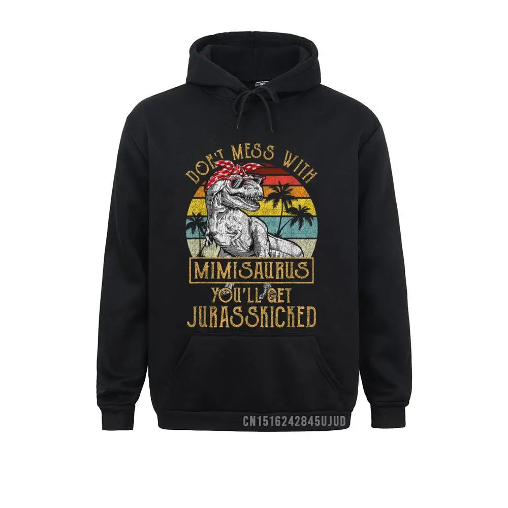 Don't Mess With Mimisaurus You'll Get Jurasskicked Pullover Hoodies For Boys Winter Sweatshirts Normcore Special Clothes