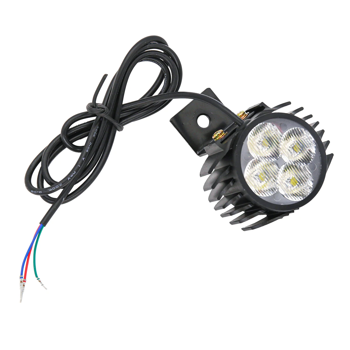 

Electric Bicycle LED Headlight 36V 48V Waterproof 4 Lights With Horn 12 Watt Electric Bicycle Headlights Electric Scooters Parts