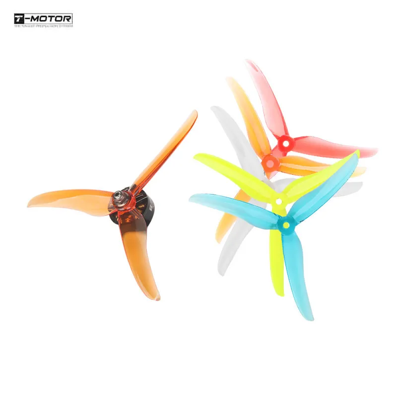 20pcs/10Pairs T-MOTOR T5146 3-blade Propeller compatible POPO Mounting hole M5 Center thickness 7mm for RC FPV Racing Drone