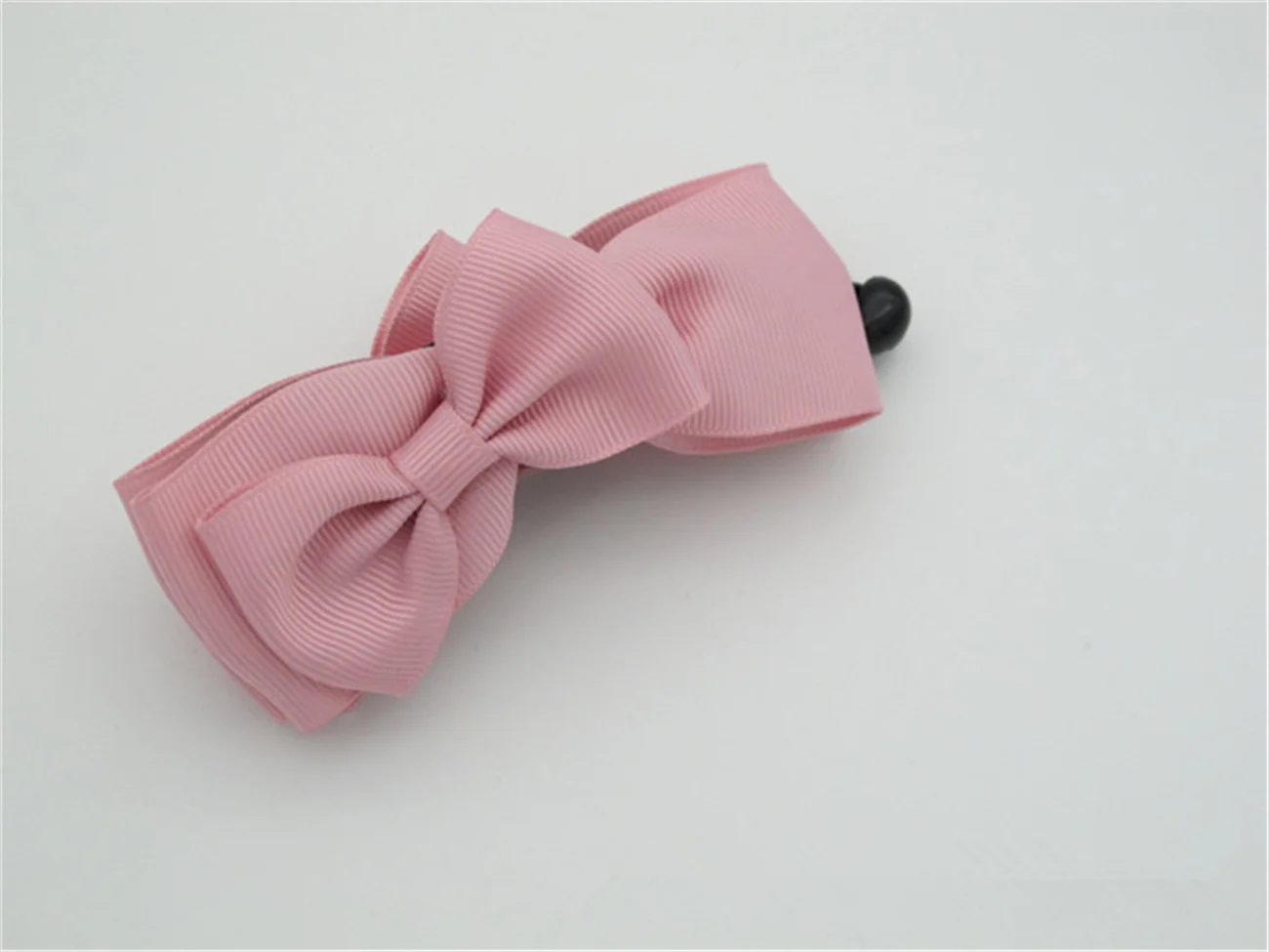 New High-grade fabric double bowknot Banana Hair Clip For Girls Barrette Hair Accessories For Women crab claw clip hairpin