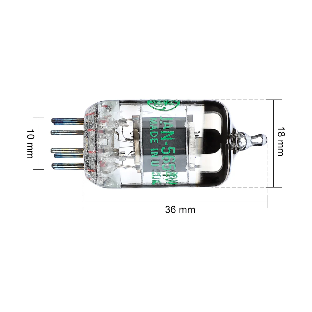 AIYIMA GE 5654W Vacuum Tubes Valve Vacuum Electronic Tube Upgrade For 6J1 6m1 6AK5 6J1P EF95 Pairing Audio Amplifiers  2PCS