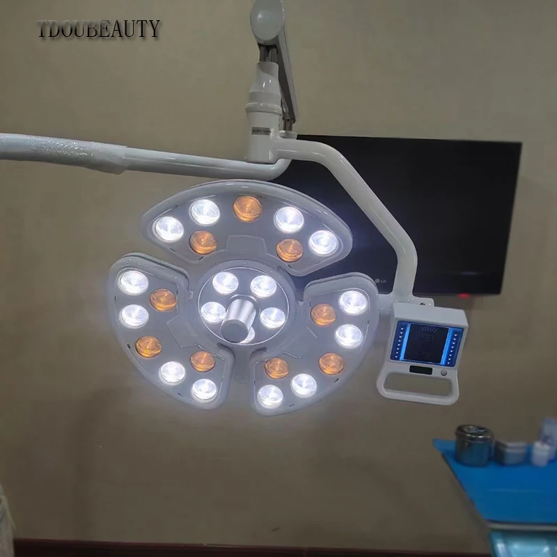 TDOUBEAUTY stomatologiczna lampa bezcieniowa dotykowa lampa ledowa medyczna bezcieniowa lampa LED z 26 diodami LED na fotel dentystyczny (głowica