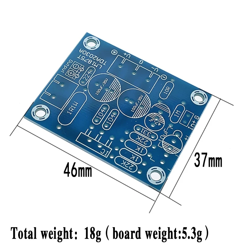 LM1875T mono boom level power 30W amplifier board speaker power amplifier PCB production DIY kit LM1875