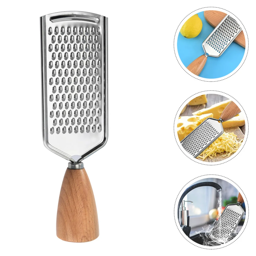 Potato Cheese Grater Practical Carrot Grater Metal Grater Potato Peeling Professional Cheese Grater With Wood Handle