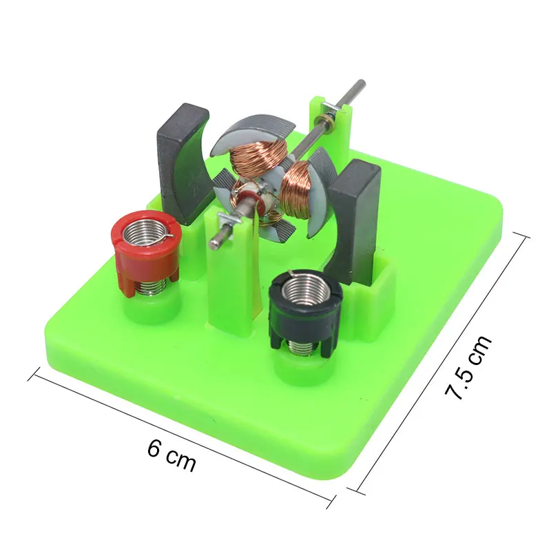 Open DC Motor Model, Physics Experiment, Equipamento Demonstração, Small Technology Production, Acessórios para Ensino, 1 Pc