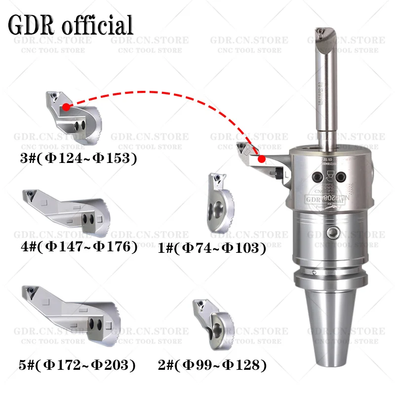 NBH2084 BT30 BT40 BT50 NT30 NT40 BT SK40 MTA4 LBK NBH2084S fine tune Boring head boring tool holder bracket tool Boring Tool Set