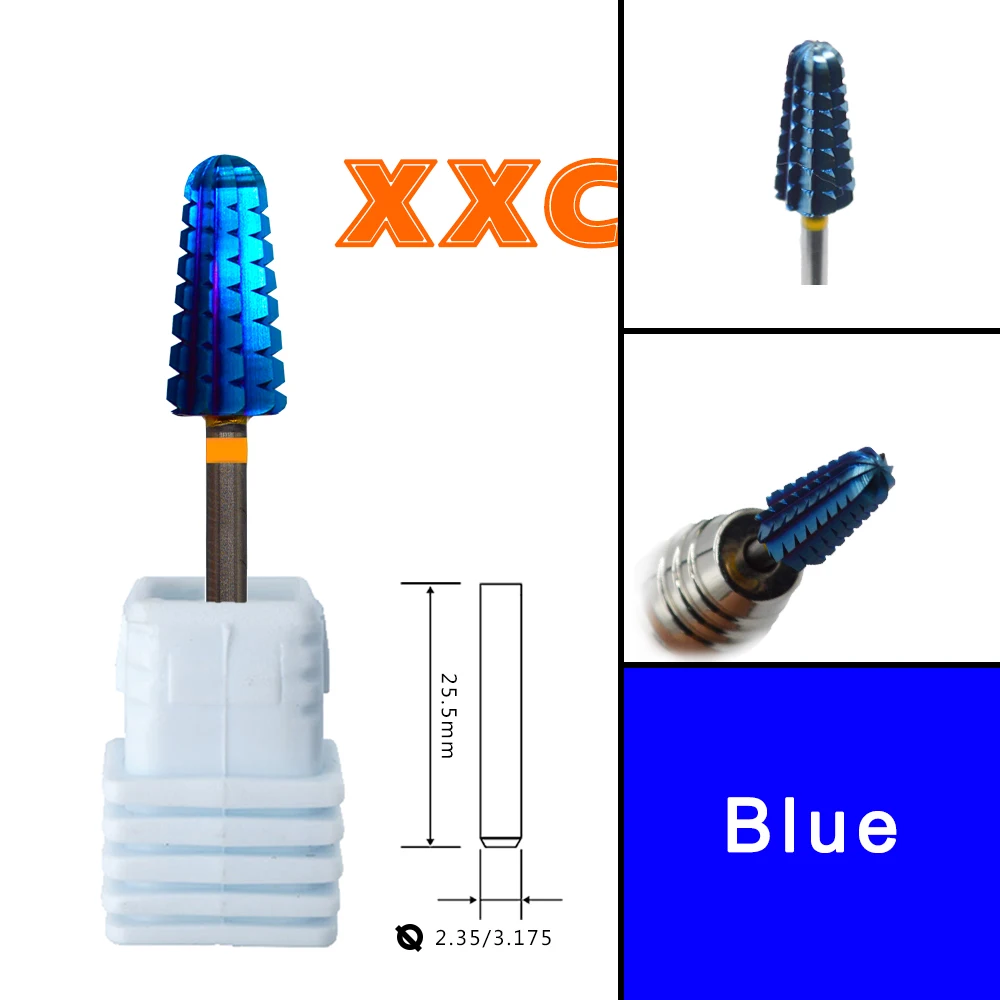 Carbide Volcano Carbide Tungsten barrel nail Carbide stable shank Accessories Cutter pedicure drill bits