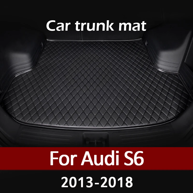 

Car trunk mat for Audi S6 2013 2014 2015 2016 2017 2018 cargo liner carpet interior accessories cover