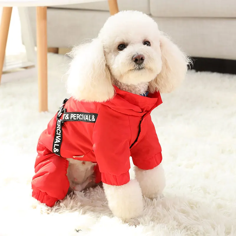 HOOPET Dog Clothes Winter Warm Pet Dog Jacket Coat Puppy Chihuahua Clothing Hoodies For Small Medium Dogs Puppy Outfit