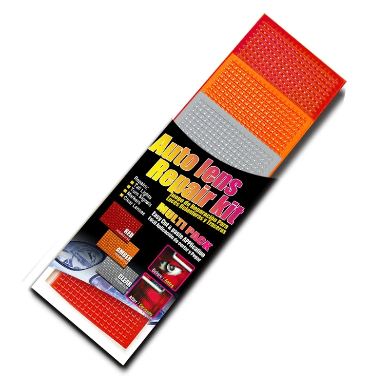 Car Glass Repair Kit Grid Pattern Headlights Turn Signal Taillight Auto Light Tool Set Crack Repair Film Polishing - Image 3