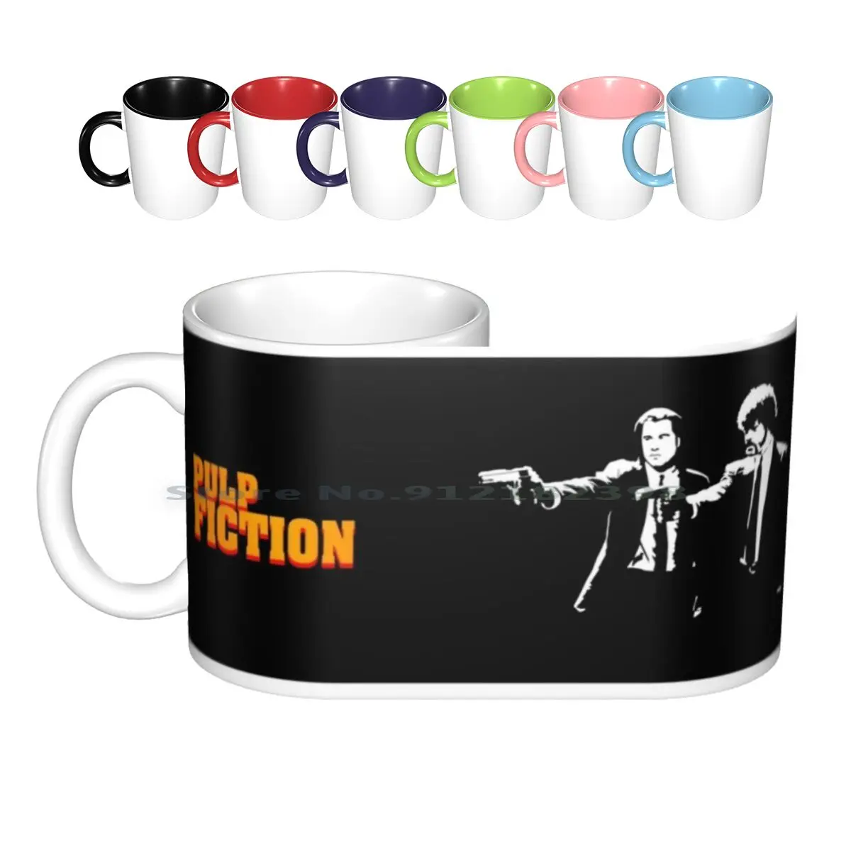 Say 'what' Again! Ceramic Mugs Coffee Cups Milk Tea Mug Pulp Fiction Tarantino Movie John Travolta Samuel Jackson Julius Bruce