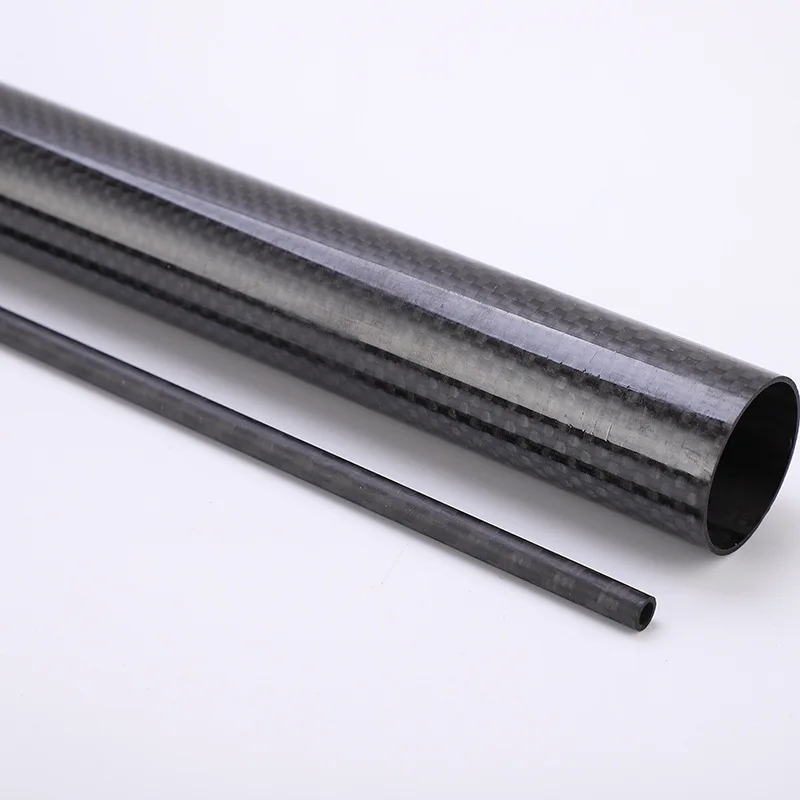 Multi-size specification carbon fiber tube twill/plain weave bright matte carbon fiber tube drone fittings 38*26*400mm 50*46*450