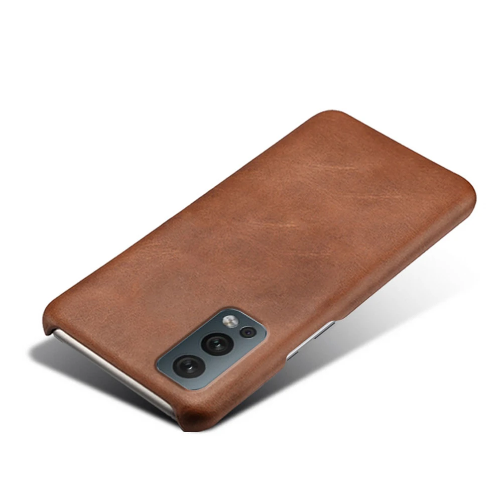 

OnePlus Nord 2 5G Case Luxury Vegan PU Leather Cover For One Plus 1+ Nord2 Funda Wearable Slim Coque For 1+Nord2 5G 6.43" Case