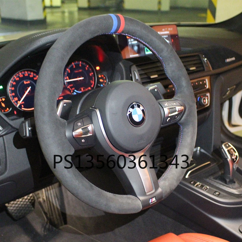 For BMW 5 Series 3 Series GT 2 Series 6 Series 1 Series 7 Series X1 X2 X3 X4 X5 X6 X7 Hand-sewn leather steering wheel cover