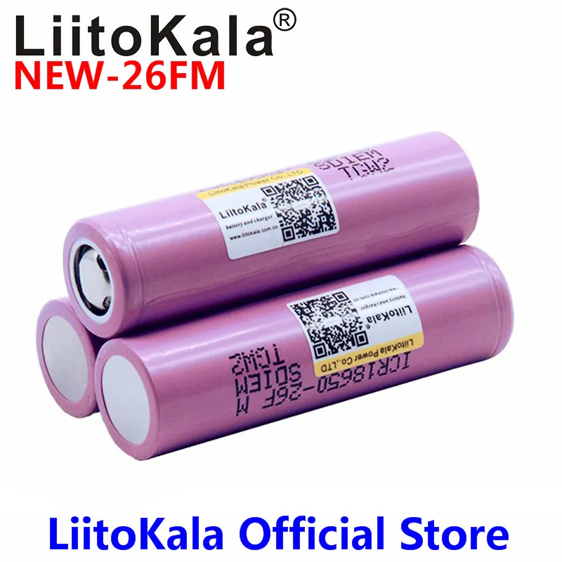 Liitokala Nuovo 100% Originale 18650 2600 Mah Batteria ICR1865026FM Agli Ioni di Litio 3.7 V Batteria Ricaricabile