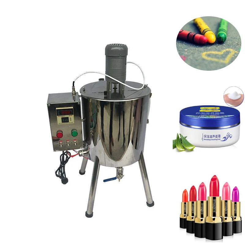 口紅加熱撹拌充填機ミキシングホッパーヒータータンクホットチョコレートクレヨン手作り石鹸フィラー