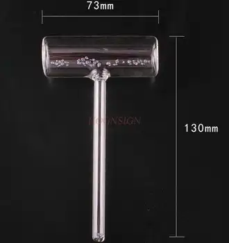 Équipement d'expérimentation de sublimation d'iode, tube d'étanchéité en verre, expérience de chimie fongique, marteau d'iode