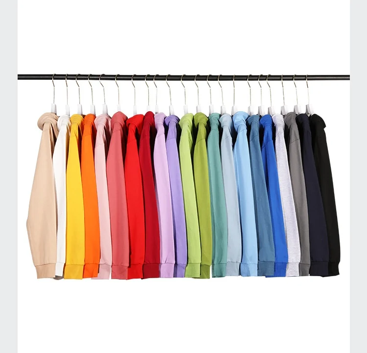 Spring Autumn Women Hoodies Solid Hooded Cotton Quality Hoodie Loose Harajuku Knitwear Multicolor Womens Pullovers Streetwear