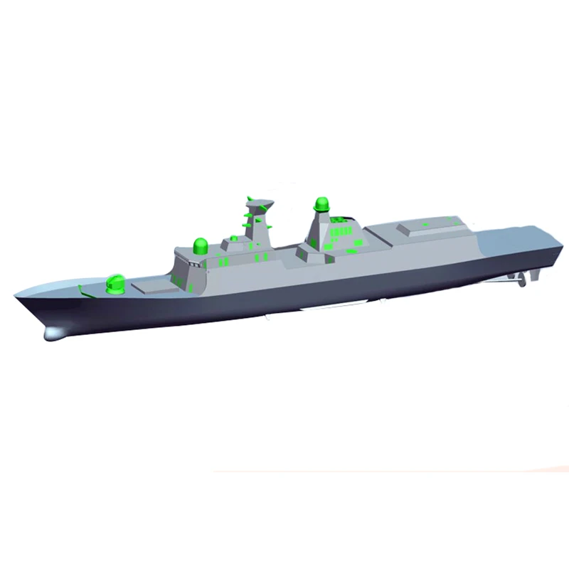 

1/80 Navy Type 054A Frigate Remote Control Simulation Handmade Navigation Ship Model Wooden Quality Assembled Toy Making Kit