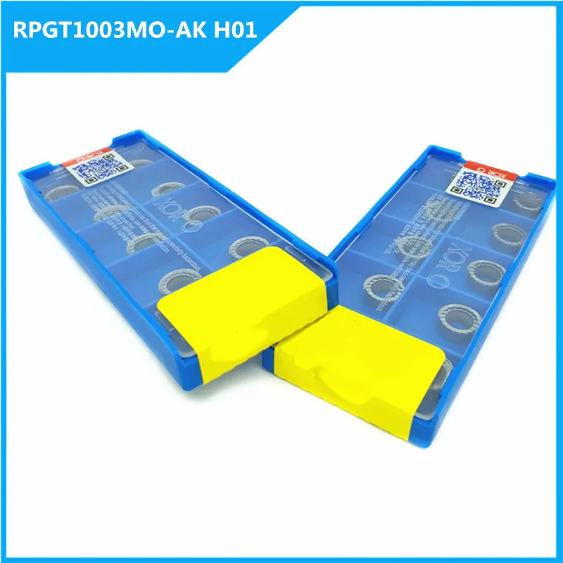 10 قطعة RPGT1003 مو AK H01 الألومنيوم قطع شفرة إدراج أداة القطع CNC تحول أداة AL أدوات + سبائك القصدير