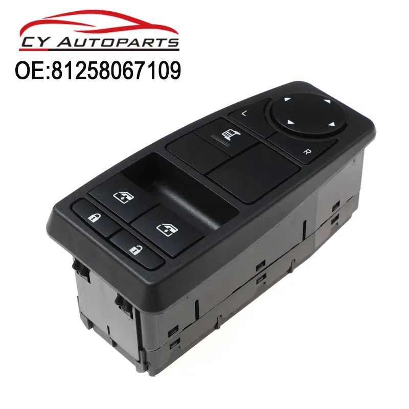 

New High Quality For MAN Truck Parts Switch Driver Side Front Door Window Switch 81258067109