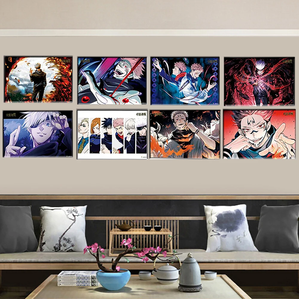 

Jujutsu Kaisen Canvas Posters Japanese Anime HD Prints Wall Art Painting For Home Wall Decor Modern Home Decor Posters Prints