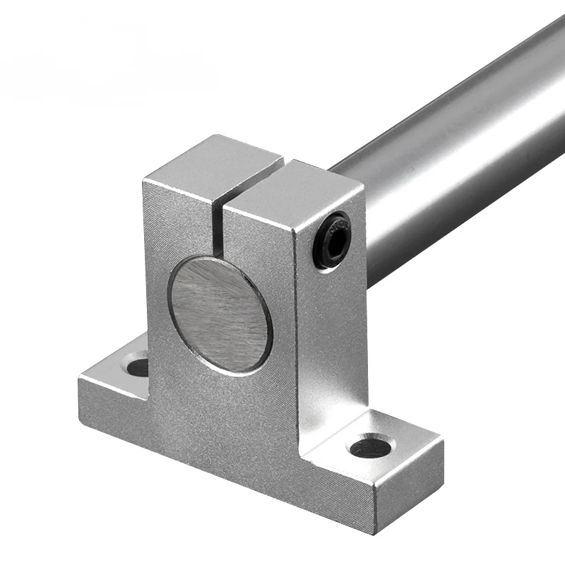 Linear optical axis SK vertical support aluminum alloy bearing frame polished rod holder SK-8mm   SK-60mm