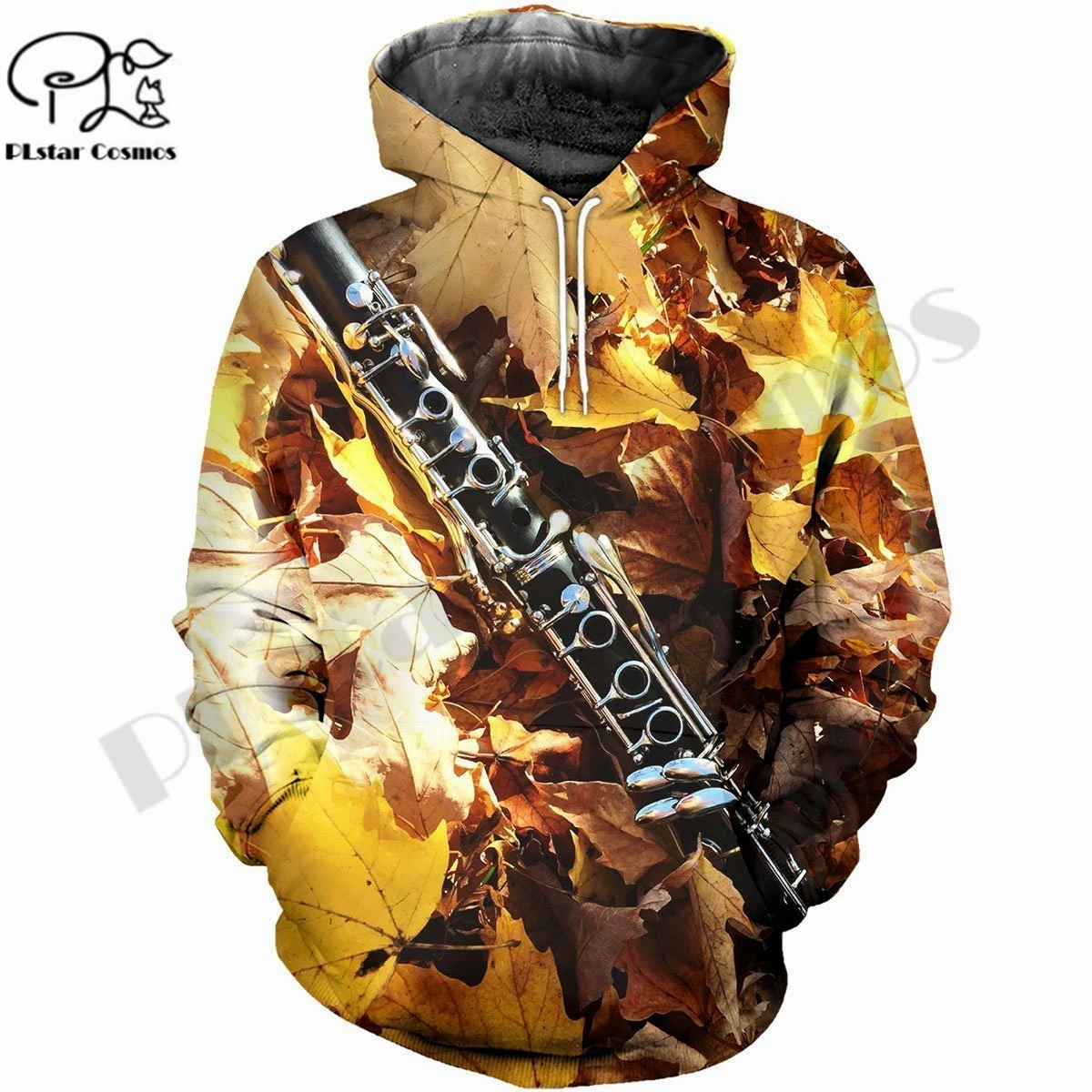 PLstar Cosmos 3Dprinted Newest Flute Musical Instrument Art Harajuku Streetwear Unique Unisex Casual Hoodies/Sweatshirt/Zip -1