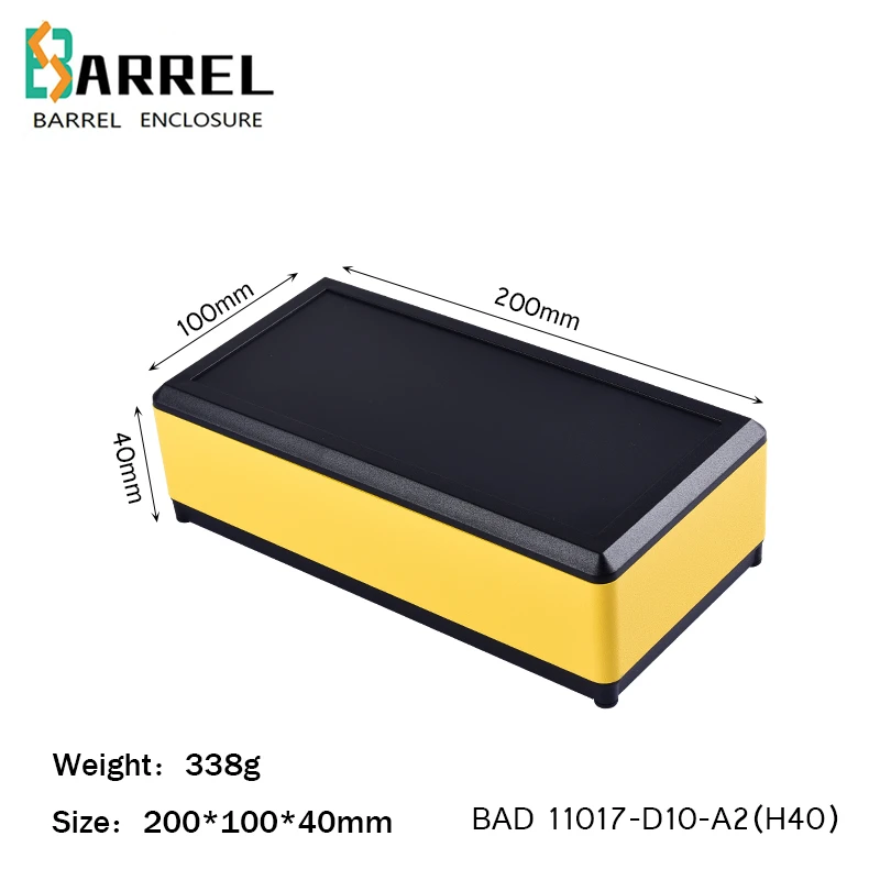 200*100*40mm aluminium enclosure DIY junction box amplifier electronic project case housing PCB power supply shell