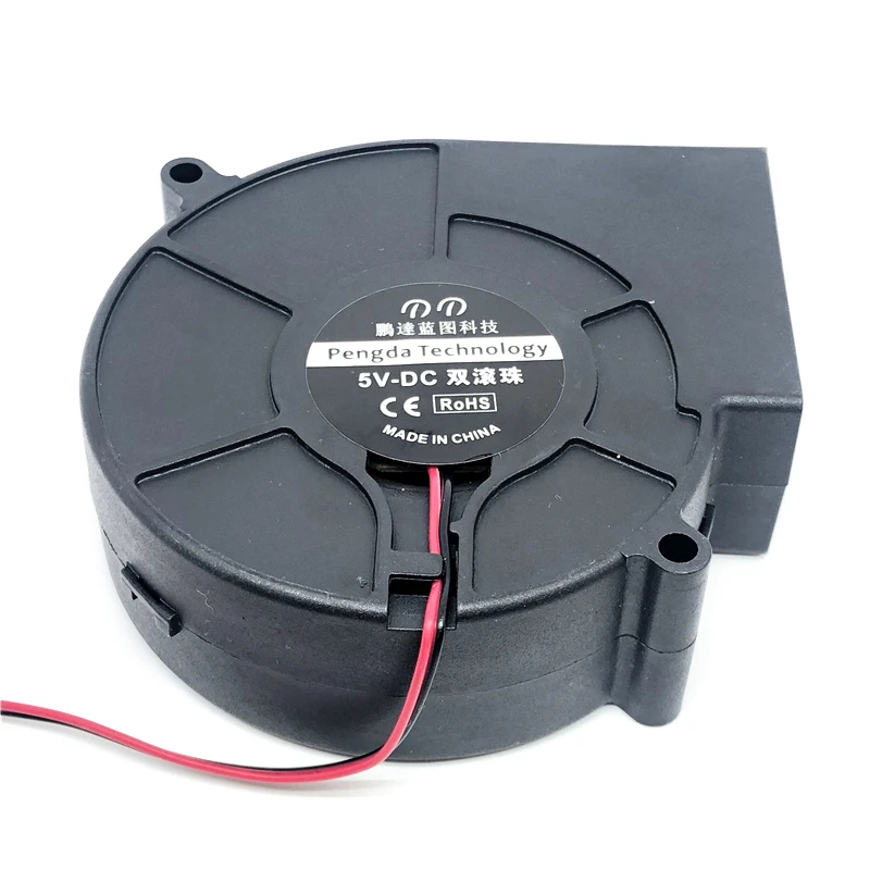 New Ball Bearing 9733 Turbo Centrifugal Fan Blower DC5V 12V 24V  97*97*33MM Big Wind Capacity 4pin