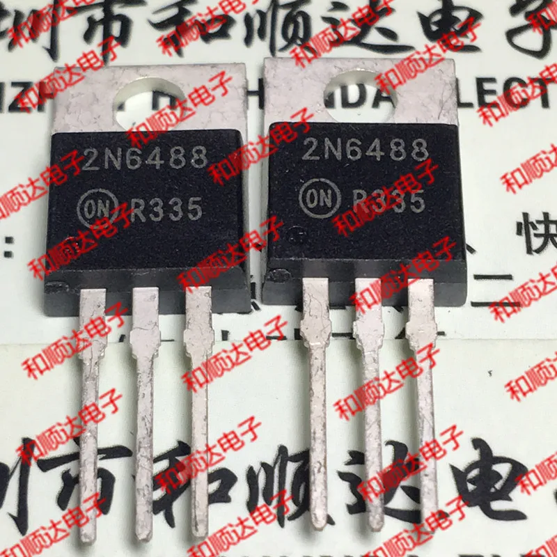 10pcs/lot 2N6488 New stock TO-220 80V 15A