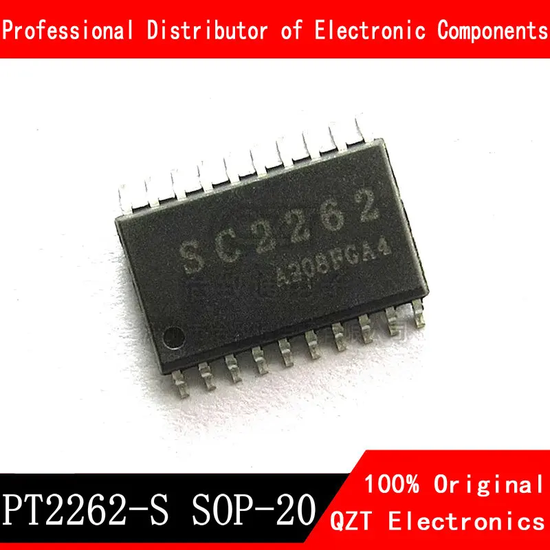 

10pcs/lot PT2262-S SC2262 PT2262 PT2262S SOP20 new original In Stock