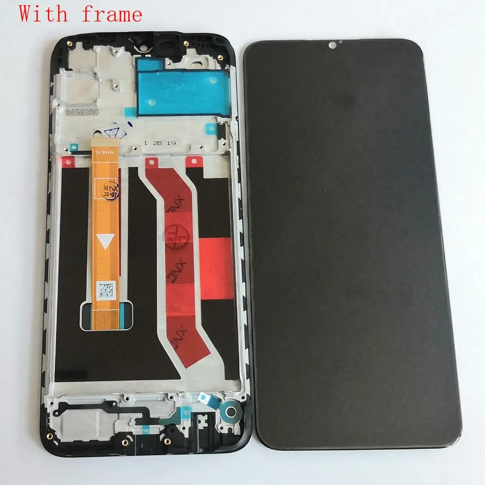 

For Realme C3 5i lcd screen digitizer touch glass full set real me C3 lcd frame RMX2027 RMX2021 RMX2020