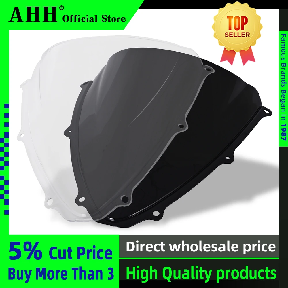 AHH Motorcycle Windshield Spoiler Windscreen shroud Fairing For Suzuki GSXR 600 750 R K6 GSXR600 GSXR750 K6 2006 2007 06 07