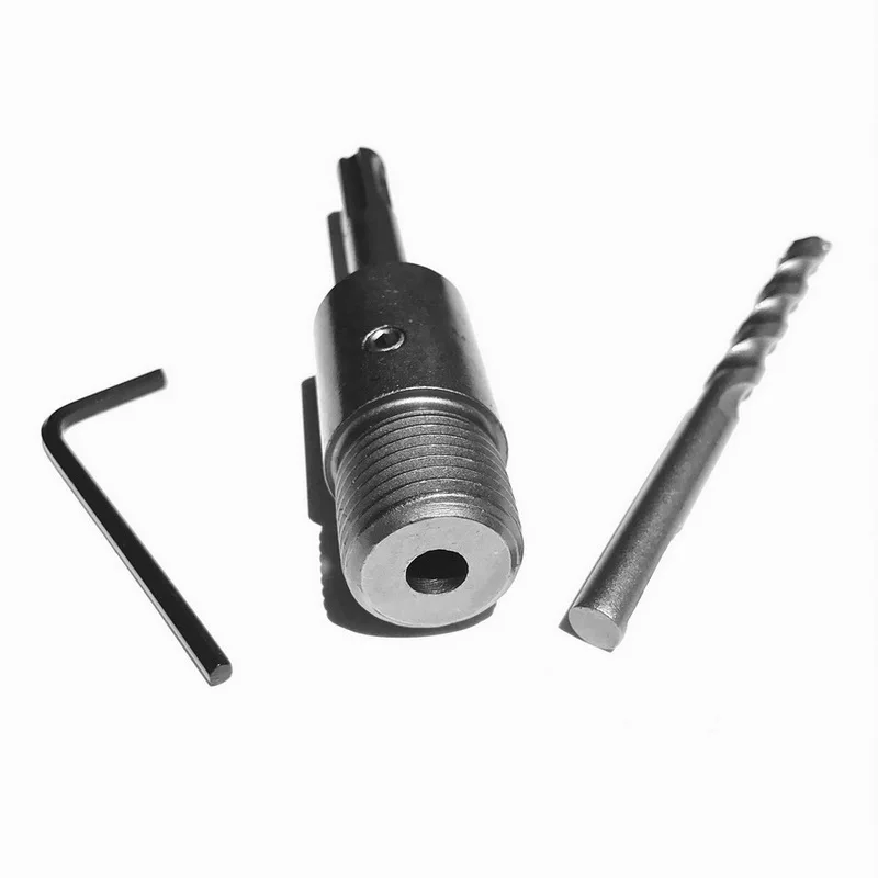 1PC 110mm extension rod adapter from M22 to SDS plus/four hollow Square shank for match electric hammer TCT tipped wall hole saw