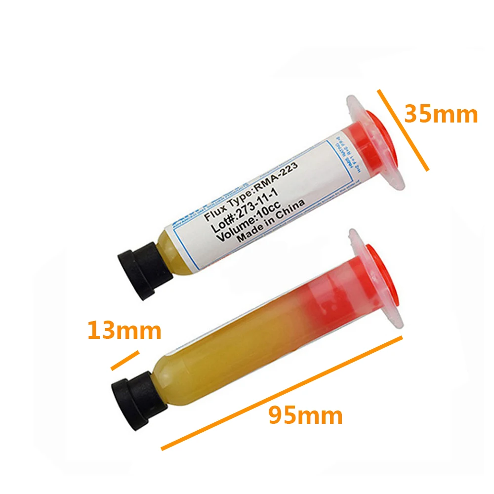 RMA-223 No-Clean SMD PCB Soldering Paste Flux Welding Flux for Chips Computer Phone Soldering LED BGA SMD PGA PCB DIY Repair